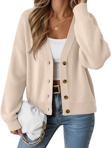 Cardigan Sweaters for Women, Apricot