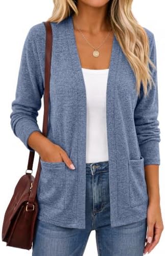 Lightweight Cardigans for Women Fall Fashion Outfits, Blue