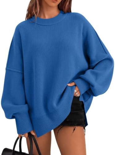 Oversized Sweaters for Women, Blue
