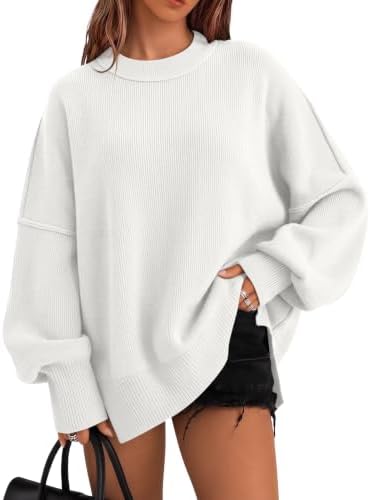 Oversized Sweaters for Women, White