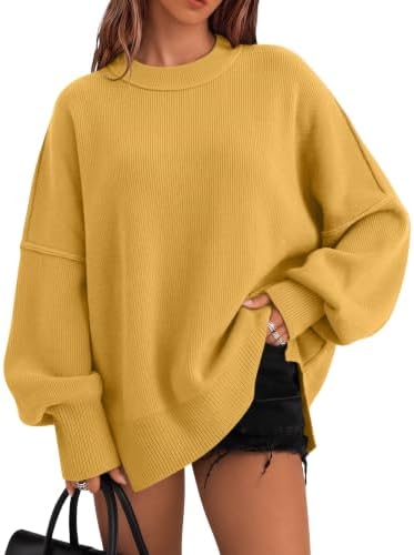 Oversized Sweaters for Women, Yellow
